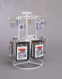 Twelve Peg 2-Tier Spinning Rack