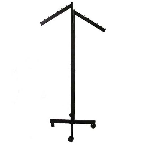 2 Way Rack - Black with All Slant Flag Arms