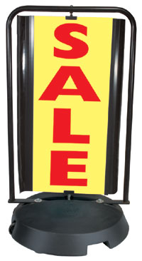 Rotating Tip 'N Roll Spin Sign