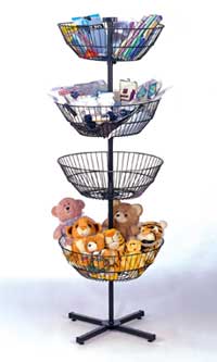 Revolving Rack - Basket Spinner Rack