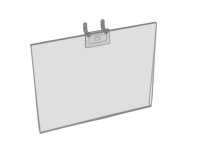 Pegboard Cardholder -  5.5"W x 3.5"H