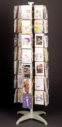 Revolving Rack - Greeting Card Rack, 84 Pocket