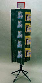 Pegboard Display Pinwheel Floor Spinner