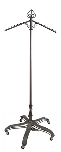 2 Way Rack - Raw Steel