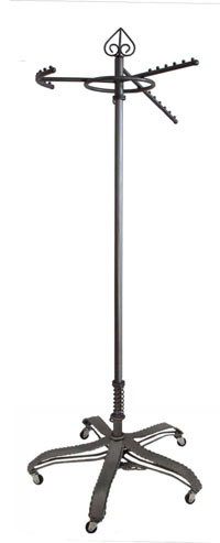 3-Way Raw Steel Rack