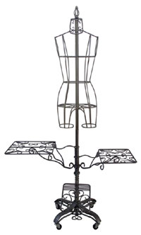 Combo Ladies Metal Torso Form with Base