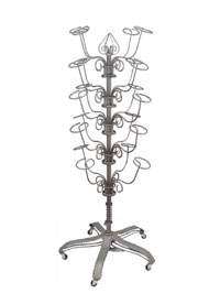 Hat Rack - Raw Steel