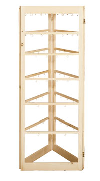 3-Panel Hook Merchandiser - Natural or Stained
