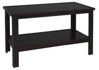 Birch Table with Shelf - Natural or Stained