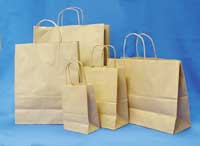Fashion - Natural Kraft Shopping Bags