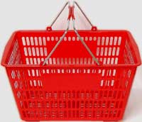 Jumbo Shopping Basket - Metal Handle