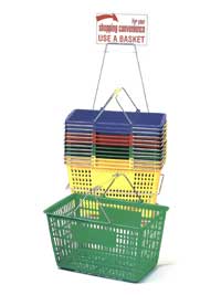 Standard Basket Set Chrome Handle