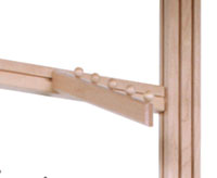 6 Ball Waterfall for Spanner Bar - Natural