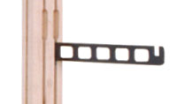 Straight Modern Bracket, 12" - Pewter
