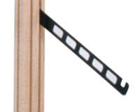Slanted Modern Bracket, 14" - Pewter