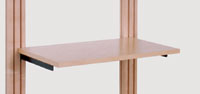 Straight Shelf, 35 7/8"W - Stained