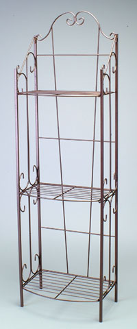 Floor Rack - Ornate Curved Shelf Display