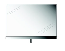 Brushed Chrome Plexi Cardholder