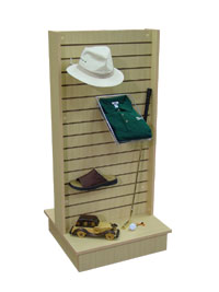 Premium Tombstone Slatwall Display