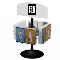Revolving Rack - Spinner Rack Countertop Literature Holder, 4" x 6"