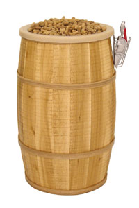 Barrel Display - Sanded and 1 Coat of Lacquer