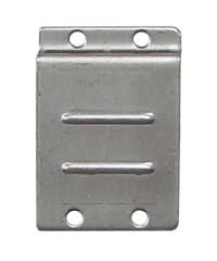 Raw Steel Slatwall Back Plate