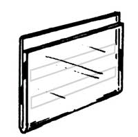 Acrylic Signholder 7"W X 5 1/2"H