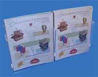 Wall Mount Brochure Holder - 2 Pocket