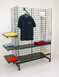 Grid Gondola Merchandiser - 5ft High