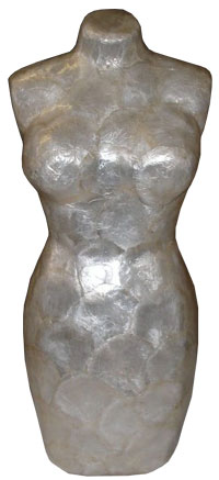 Classic Shape Paper Mache Jewelry Display