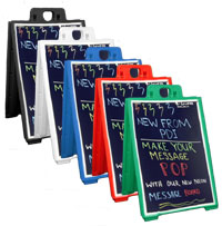 Marquee Sign Stand with Black Acrylic Marker Board