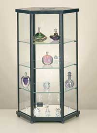 Countertop Fineline Hexagonal Display Case