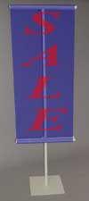 Banner Stand - White