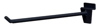 8" Nylon Slatwall Hook Black
