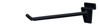 6" Nylon Slatwall Hook Black