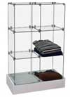 Three Level Glass Cube Display