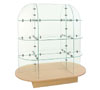 Glass Merchandiser with Long Base