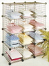 3 x 3 Wire Cube Unit 14.25 Square Black