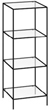 Abstracta Four Shelf Cube Tower with Legs
