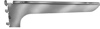 Heavyweight Wood Shelf Bracket 14" Left