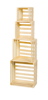 Nesting Crates Natural Set of 4