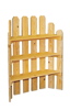 Short Three Shelf Picket - Stained