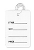 Large Strung Tag