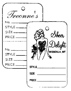 Custom Tag 1 3/8" x 2 3/4" Unstrung
