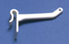 2" Plastic Display Hook for Linear Counter Racks