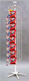 Revolving Rack - Clip Strip Floor Spinner Rack