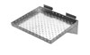 Small Perforated Metal Slatwall Shelf