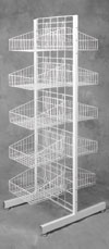 10 Basket Floor Display Merchandiser