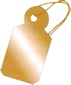 Large Jewelry Tags Gold