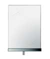 Plexi Cardholder w/Chrome Channel, 7"H x 5.5"W